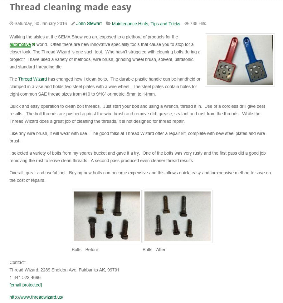 ARTICLES ABOUT US – thread wizard